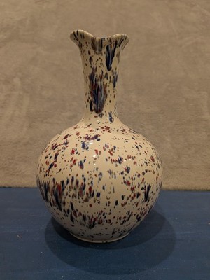 Vintage Pottery Vase 77 Marked On The Bottom Beautiful Design