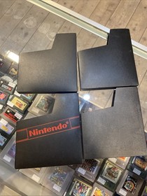 Lot Of 6 Nintendo NES Boxes Styrofoam Posters Papers Heavy Barrel Dash Galaxy