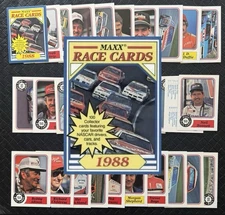 1988 MAXX NASCAR Racing Trading Cards Complete Your Set U Pick Dale Earnhardt