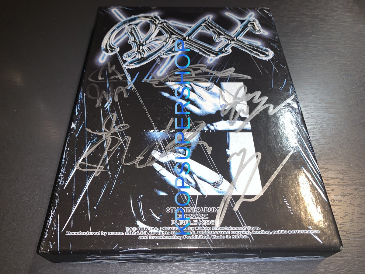 Purple Kiss 6th Mini Album BXX Autographed Signed CD Photocards