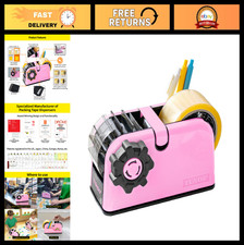 Multi-Section Tape Dispenser with Custom Width Cutter, Safety Blade, Ergonomic G