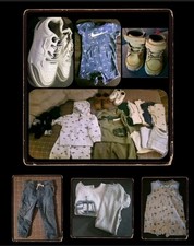 Lot Of 37 Baby/Toddler Clothing  Shoes 12-24M Carter's, Nike, H M Reebok, Polo