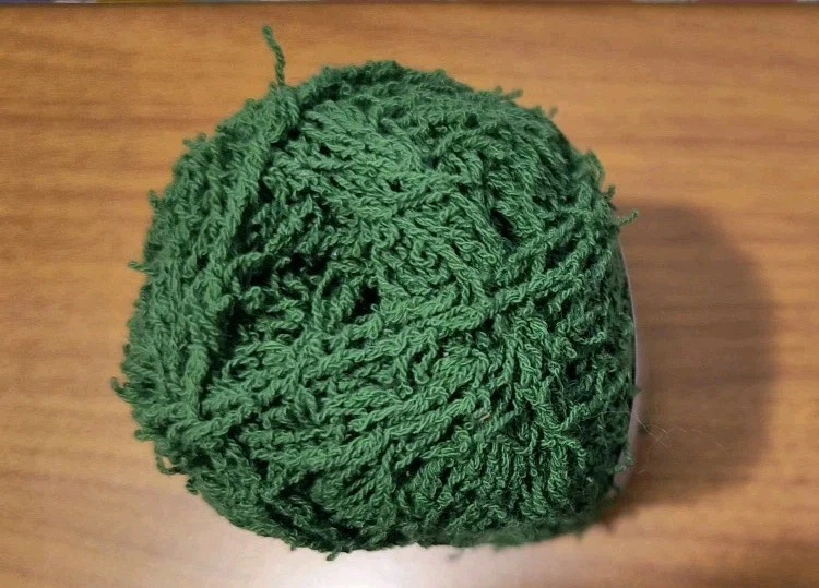 10-Pk Herrschners Whishy Washy Scrub Yarn Crochet Knit 100% Cotton in Green - Image 3 of 4