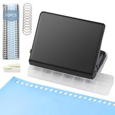 10 Hole Punch Binding Machine for Planner, Me...