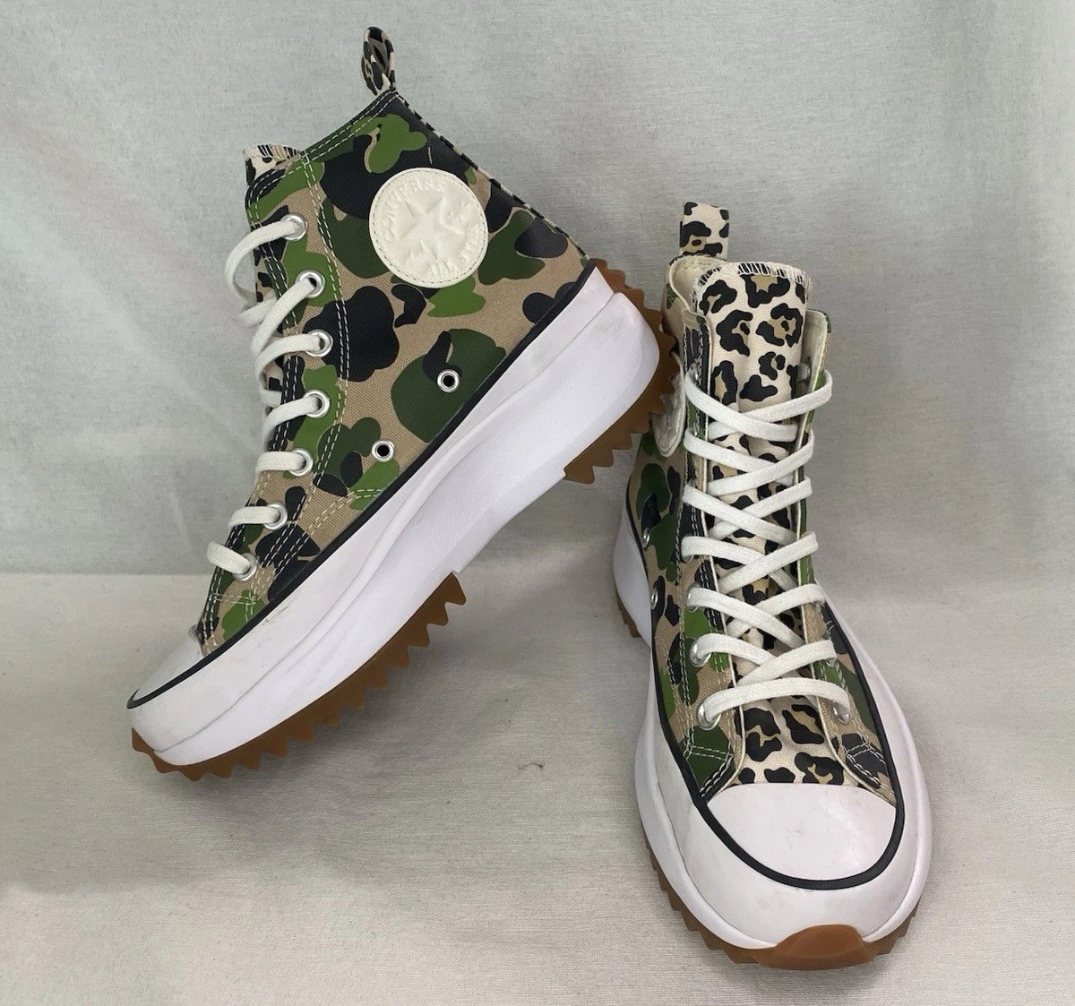 Converse Women's Run Star Hike Hi Camouflage Pattern 166800C Size