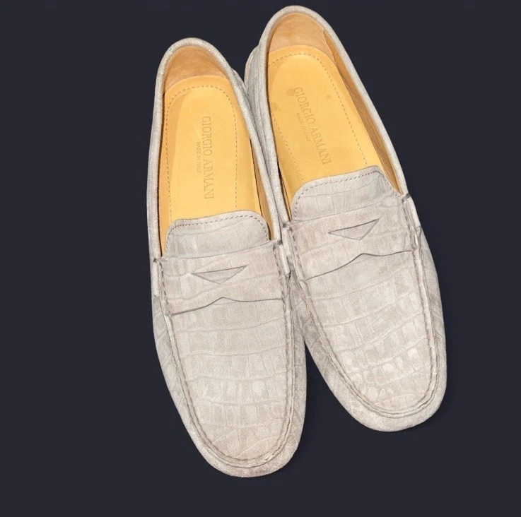 Giorgio Armani M Suede Dress Shoes for Men for sale | eBay display picture 2