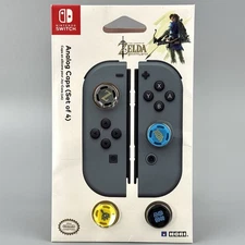 Hori Legend of Zelda Switch Joy-Con Analog Caps Thumb Grips Set of 4 - Open Box