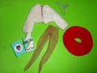Vintage BARBIE 1962-64 ICEBREAKER #942 JACKET SKIRT PANTYHOSE ICE SKATES