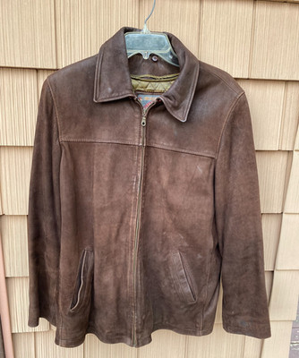 Vintage Adventure Bound Wilsons Leather Men's Jacket with Thinsulate Liner Large