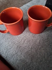 Fiesta Paprika Coffee Mugs (2)