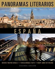 PANORAMAS LITERARIOS: ESPANA (WORLD LANGUAGES) By Beverly Kienzle & Teresa