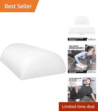 Durable PE Foam Roller - 6" Diameter Half-Round for Rehabilitation Flexibility