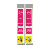2 Magenta Tintenpatronen FüR Epson Stylus Photo P50 PX710W PX810FW R285 RX685