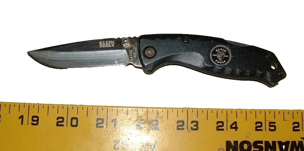 Hoja de acero inoxidable Klein Tools cuchillos plegables modernos de colección