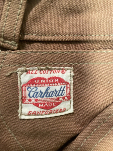 Extreme Vintage Carhartt Blanket lined Pants Heart Logo Sanforized 36 x 33 - Picture 1 of 24