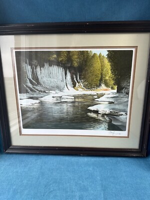 Ken Danby - signierte und datierte Lithographie - ''ALONG THE CASCADES'' - 1981 Kanada
