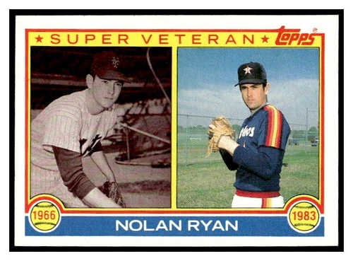 1983 Topps Super Veteran 361 Nolan Ryan Houston Astros New York Mets card