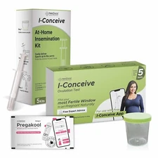Neodocs I-Conceive Home Insemination IVI IUI Kit Ovulation & Pregnancy Test Kit