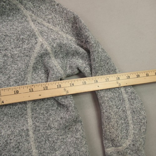 North Face Shirt Girls Medium 10 Long Sleeve High Neck Sweater Gray 1/4 Zip - Picture 7 of 10