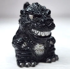 Godzilla 1.5" Finger Puppet Black Godzilla Mini Figure Gashapon Toho