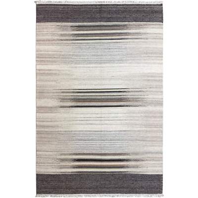 Kelim Dhurrie Teppich 160x230 cm   Modern Flatweave - Wohnzimmer-Teppich