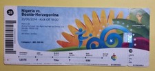 FIFA World Cup 2014 Match 28 Nigeria Bosnia Herzegovina Ticket