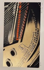 Steinway Grand Pianoforte Firmato Edizione Limitata Stampa serigrafica Tre Colori