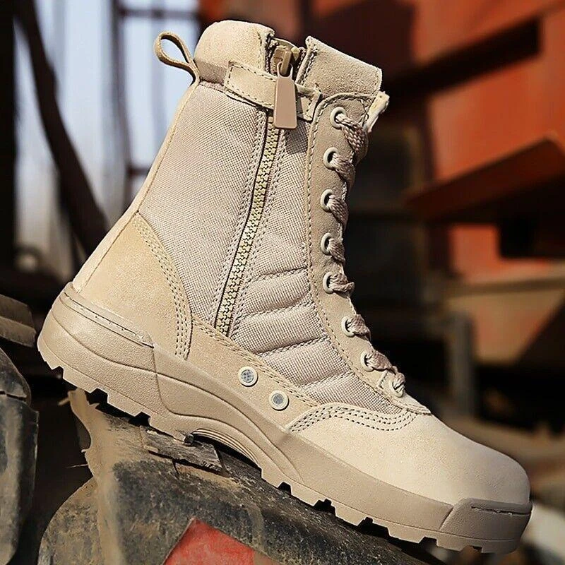 Círculo de rodamiento isla Costa Botas Tactico Militares Para Hombre Zapatos Militar Calzado De Seguridad  Trabajo | eBay