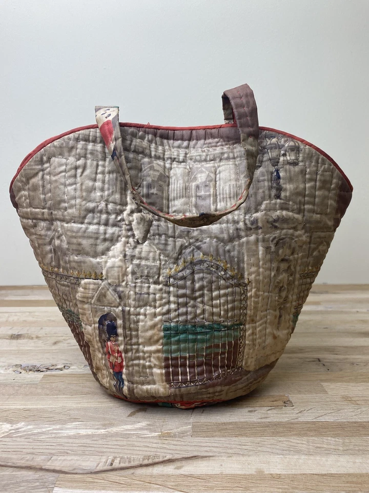 British Empire Exhibition 1924 souvenir purse RARE silk hand stitched 30s 20s UK - Image 4 of 4