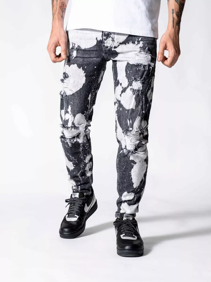 Tornado Mart TORNADO MART Bleached Denim Pants Black M | Grailed