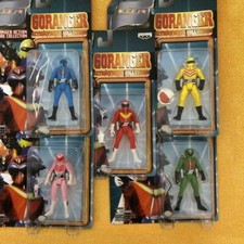 Power Rangers Himitsu Sentai Gorenger GP Figure 5p Set BANDAI Japan Vintage