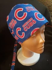 SALE SALE SALE CHICAGO CUBS HANDMADE SURGICAL SCRUB CAPS    