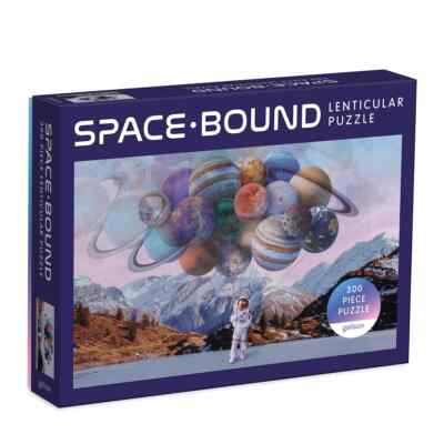 Space Bound 300 Piece Lenticular Jigsaw Puzzle Galison New