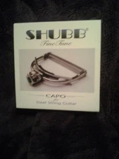 Shubb Capo F1 Finetune Fine Tune for Steel string guitars new in box
