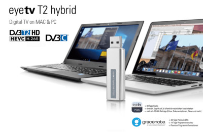 Geniatech eyetv T2 hybrid Digital TV auf Mac & PC DVB-T2 / DVB-C receiver