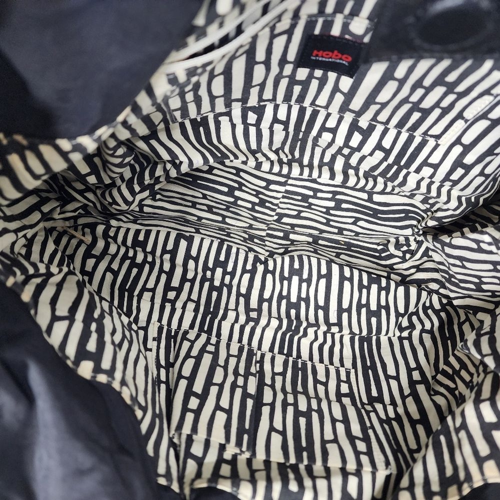 HOBO International Elizabeth Black Nylon Leather … - image 5