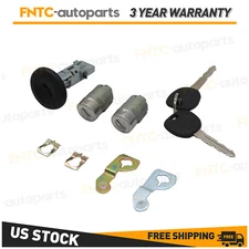 For Chevrolet 01-07 Ignition Key Switch Cylinder Kit with 2 Keys and Door Locks