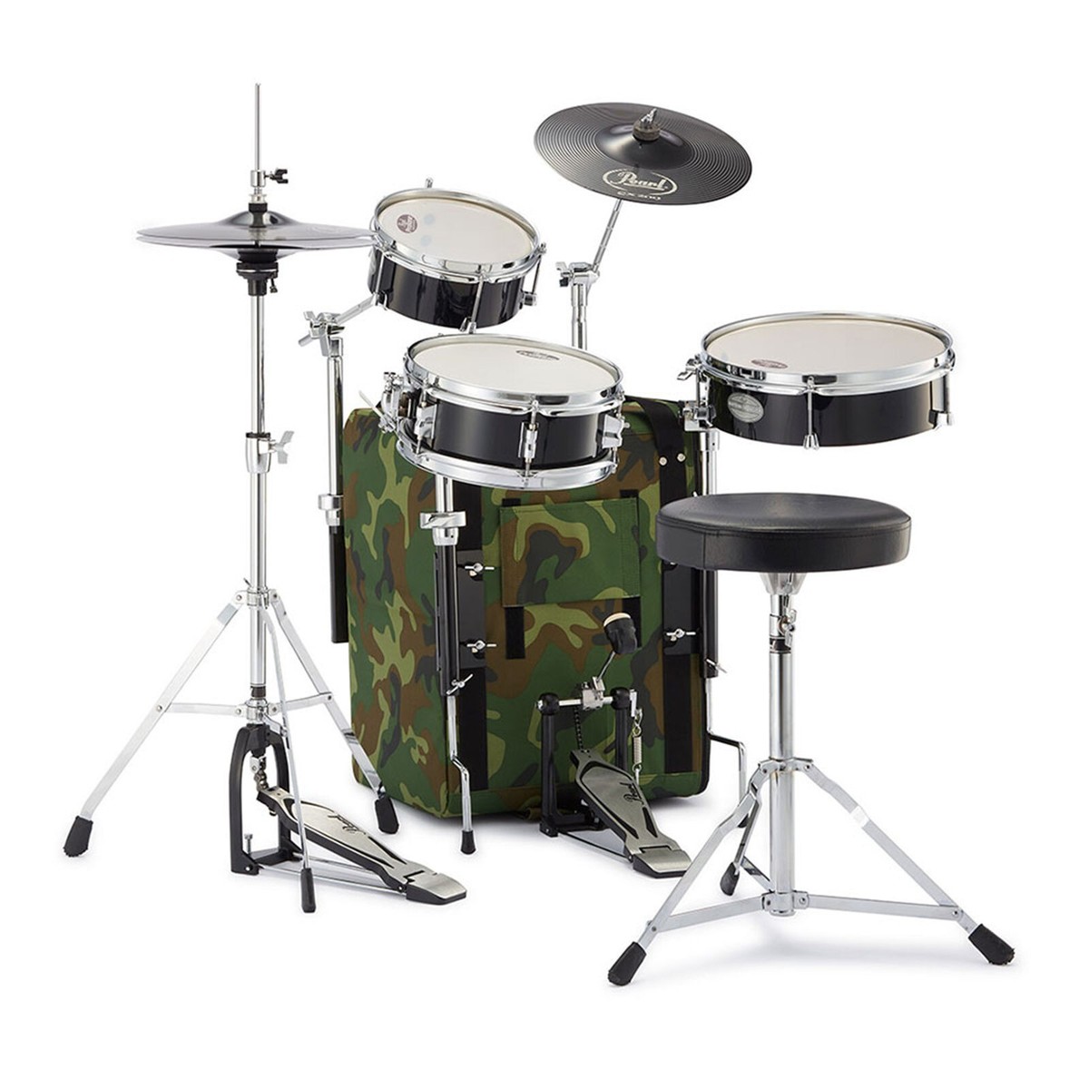 その他 Pearl Black Box RT-703/C PEARL RT-703/C Rhythm Traveler Black Box Drum Set Compact