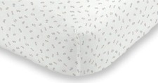 ED Ellen DeGeneres Floral Fitted Crib Sheet in Ivory