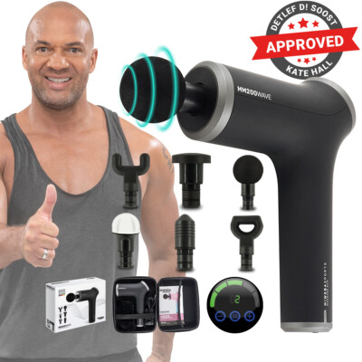 Massagepistole Massage Gun Elektrisches Massagegerät Massager 6 Massageköpfe