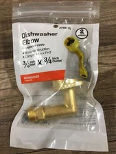 Apollo 3/8 In Inlet X 3/8 In Hose Thread Outlet Copper Dishwasher Connector