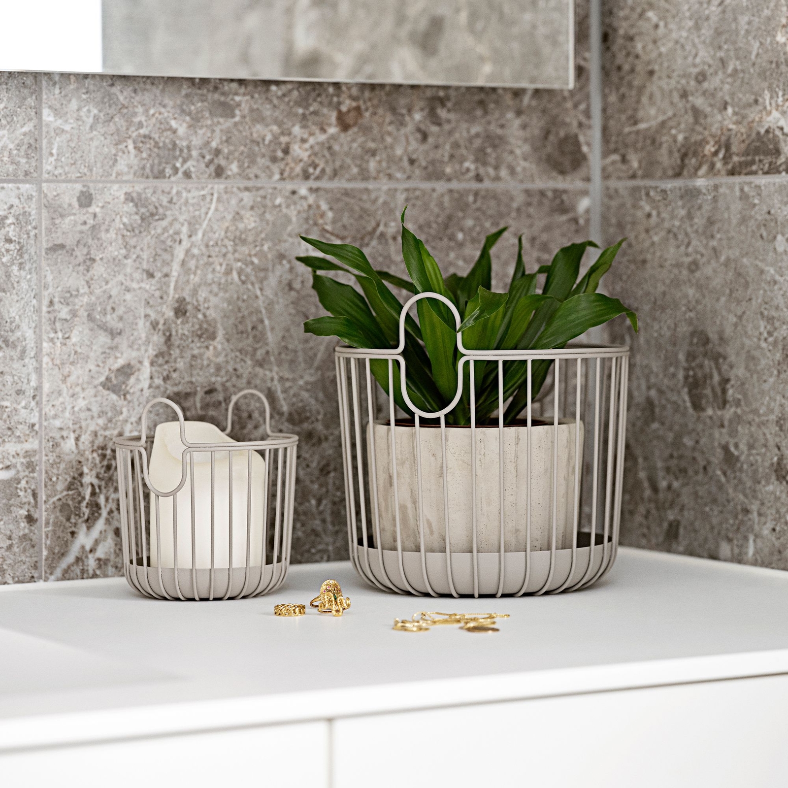 Thumbnail - Zone - Inu Korb - 20 X 20 Cm - White