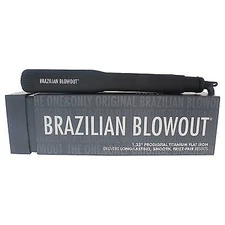 Brazilian Blowout Model 11T22 Prodigital Titanium Flat Iron, Grey 1.25"