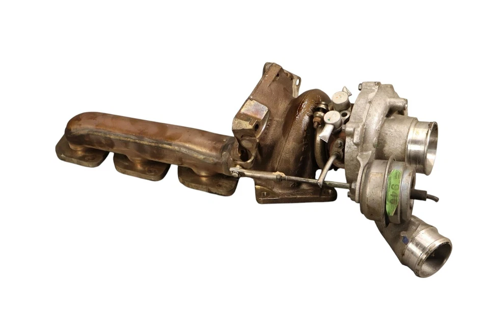 12-18 Mercedes CLS550 E350 Left Side Turbocharger Turbo Charger Manifold Oem - Image 4 of 4