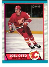 1989-90 O-Pee-Chee #205 Joel Otto Calgary Flames