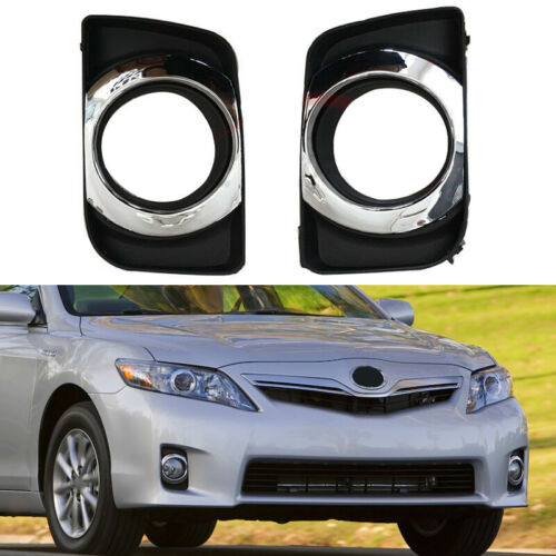 Front Bumper Fog Lamp Light Grille Cover Fit For Toyota Camry Hybrid 2010-2011
