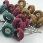 20Pcs Dental Lab Fiber Wheel brush Polishing Polisher Prophy Brushes FG 2.35mm
