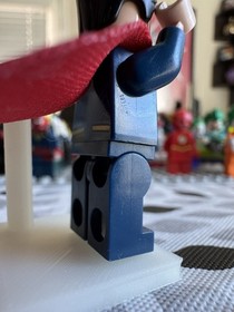 LEGO Superman Dark Suit minifigure 76044 76087 Super Heroes DC mini figure