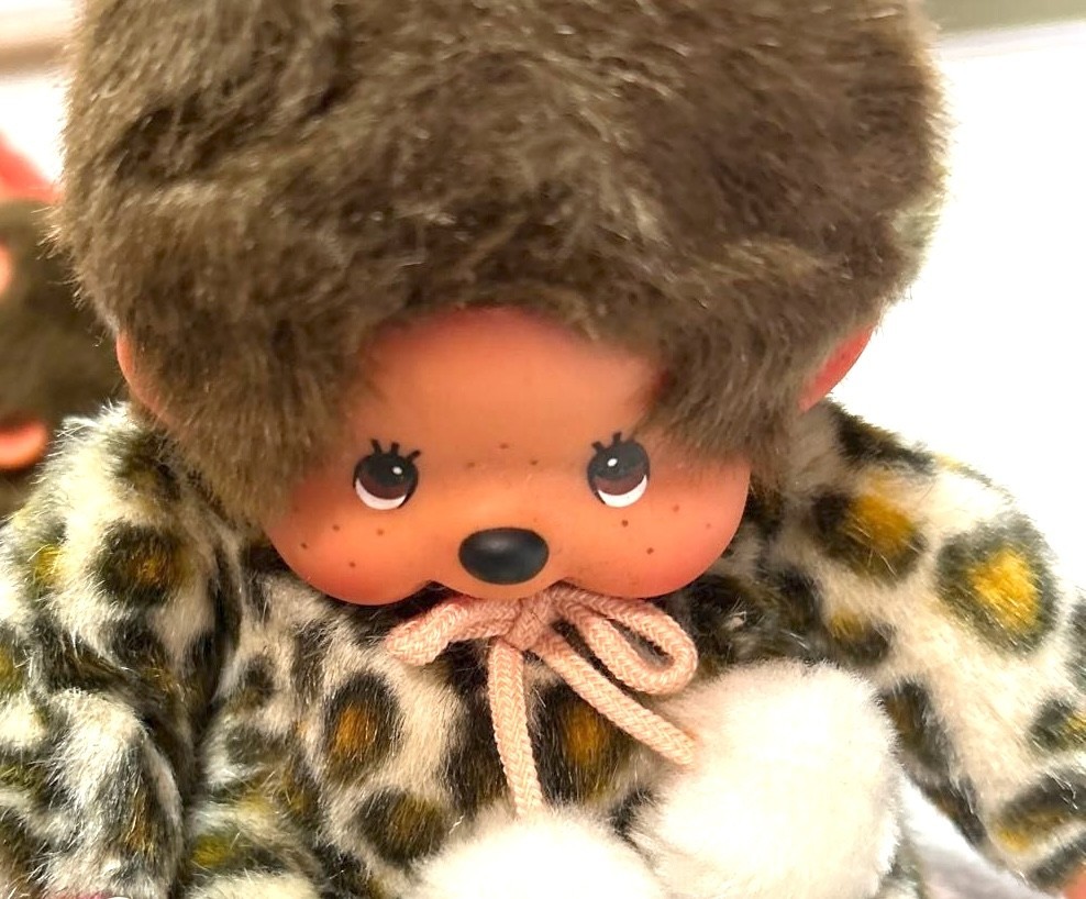 Monchhichi Plush Leopard Sekiguchi Japan Rare | eBay