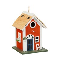 Deko Vogelhaus Vogelvilla Wetterfest Bunt Deko VogelhäUschen Balkon Vogelhaus